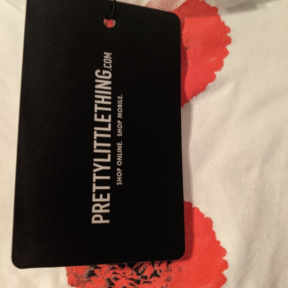 PRETTYLITTLETHING 🤡 print long sleeve bodysuit - Picture 6 of 7